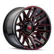 AMERICAN TRUXX EVOLUTION AT1919 BLACK PRIZM RED 22X12 8-165.1 -44MM 125.2MM