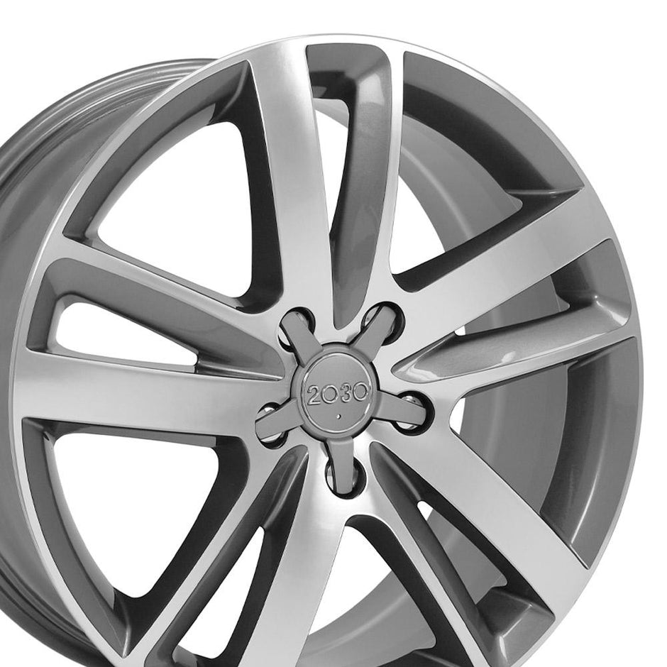 OE Wheels 20" Replica AU20 fits Audi Q7 20x9 Machined - AU20-20090-5130-60MG
