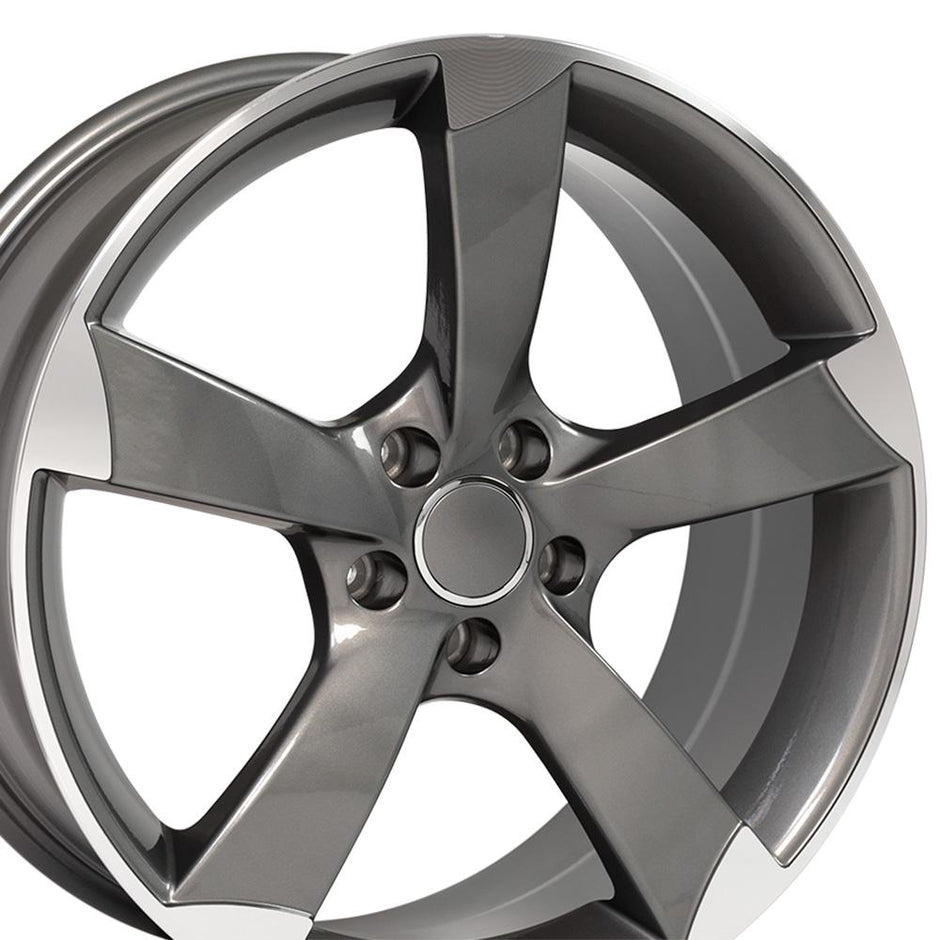OE Wheels 19" Replica AU29 fits Audi A Series 19x8.5 Machined - AU29-19085-5112-35MG