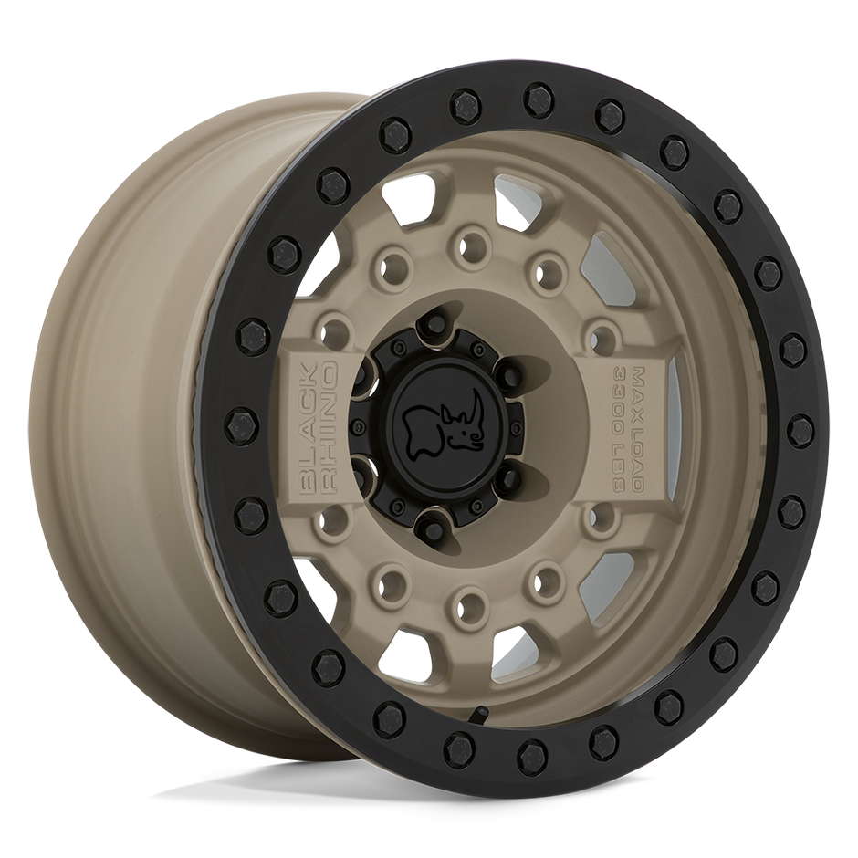 Black Rhino Hard Alloys Avenger Beadlock 17x8.5 6x139.7 D-SAND BLK-HDW - 1785AVG-06140D12