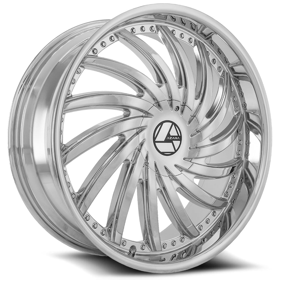 Azara AZA-508 28x9.5 6x135/6x139.7 ET 25 (Chrome) - AZA-508289561351397+25C