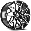 Azara AZA-511 22x9.5 5x135 ET 25 (Gloss Black & Machined) - AZA-51122955135+25BM