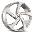 Azara AZA-524 24x9 5x115/5x120 ET 15 (Nano Chrome) - AZA-52424905115120+15NCR