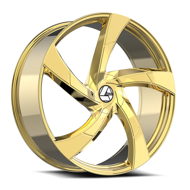 Azara AZA-524 22x8.5 5x112/5x114.3 ET 38 (Nano Gold) - AZA-52422853638NG