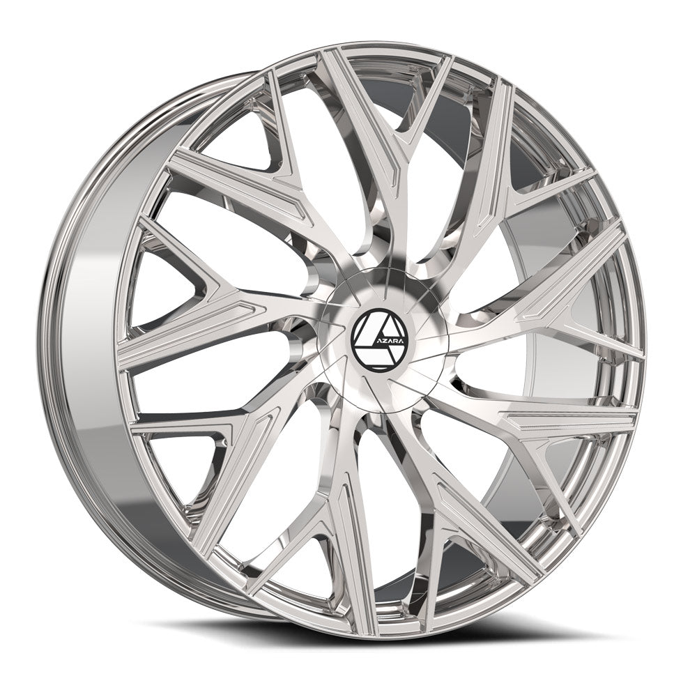 Azara AZA-527 24x9 5x115/5x120 ET 32 (Nano Chrome) - AZA-52724905115120+32NCR