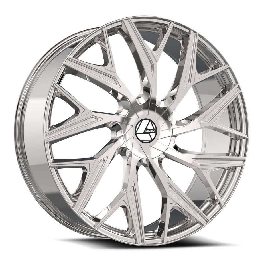 Azara AZA-527 24x9 5x115/5x120 ET 32 (Nano Chrome) - AZA-52724905115120+32NCR