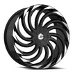 Azara AZA-534 28x9.5 6x135/6x139.7 ET 22 (Gloss Black & Machined) - AZA-53428955722BM