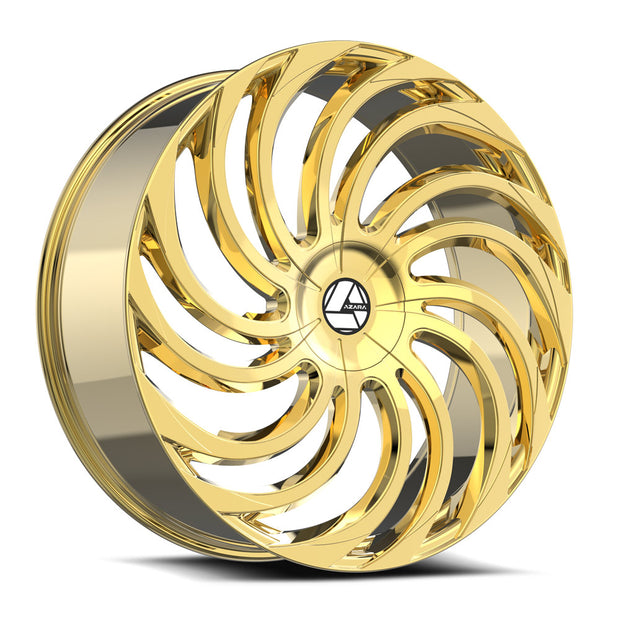 Azara AZA-534 30x9.5 6x135/6x139.7 ET 22 (Gold Plated) - AZA-53430955722G