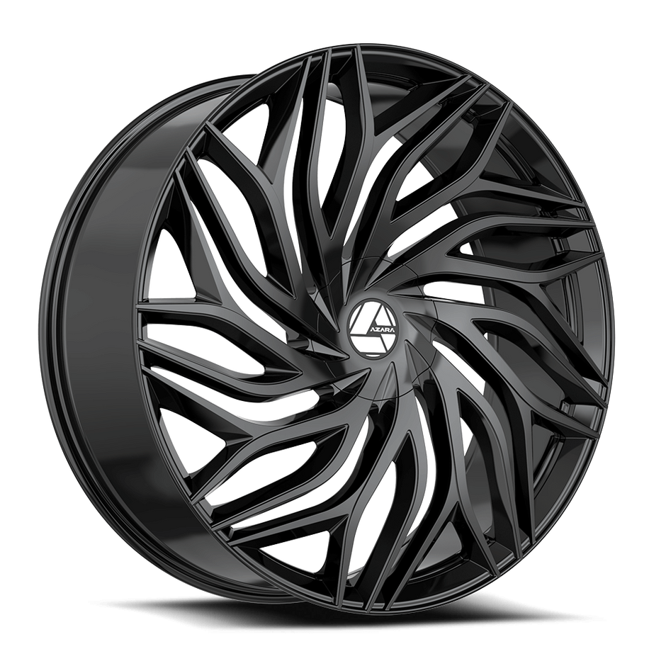 Azara AZA-537 20x8.5 5x108/5x114.3 ET 35 (Gloss Black) - AZA-53720853235GB