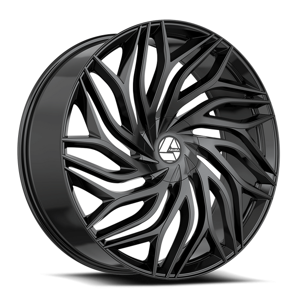 Azara AZA-537 20x8.5 5x108/5x114.3 ET 35 (Gloss Black) - AZA-53720853235GB