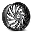 Azara AZX-101 28x9.5 6x135/6x139.7 ET 22 (Gloss Black & Milled) - AZX-10128955722GBM