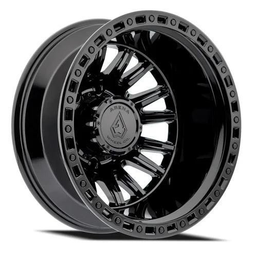 ARENA 22x8.25 DUALLY MISSION REAR 8x210  -220 -3.94 154.29 GLOSSY BLACK  - A103228293N22002