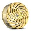 Azara AZA-535 22x8.5 5x114.3/5x120 ET 38 (Nano Gold) - AZA-53522853838NG