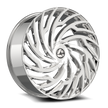 Azara AZA-536 28x9.5 6x135/6x139.7 ET 22 (Chrome) - AZA-53628955722C