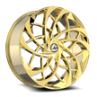 Azara AZA-540 24x9 5x115/5x120 ET 15 (Nano Gold) - AZA-5402493915NG