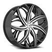 Azara AZA-541 18x8 5x112/5x114.3 ET 35 (Gloss Black & Machined) - AZA-5411883635BM