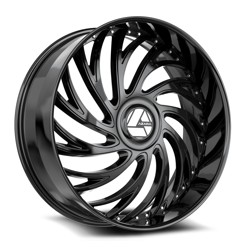Azara AZX-101 24x9.0 5x115/5x120 ET 32 (Gloss Black) - AZX-1012493932GB