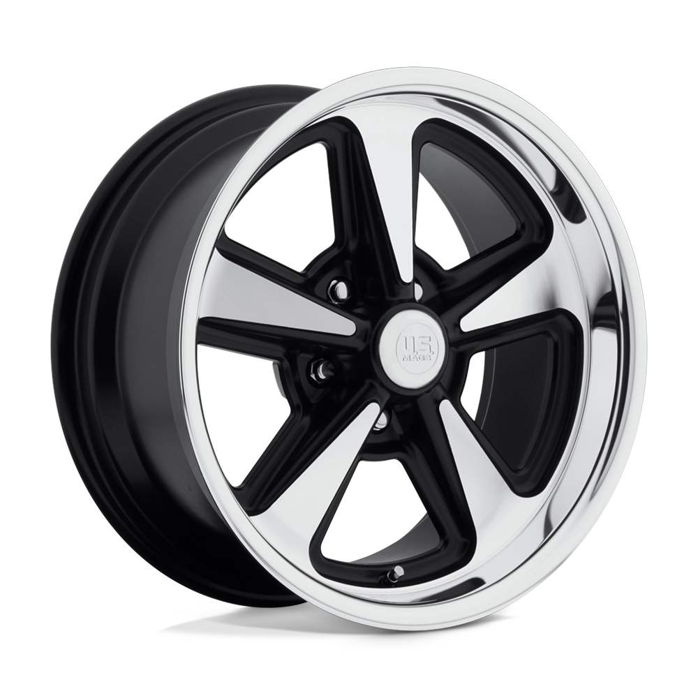 US Mag 1PC U109 Bandit 17x9 5x120.65 MT-BLK-MACH - U10917906152