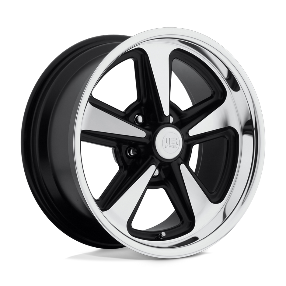 US Mag 1PC U109 Bandit 17x9 5x120.65 MT-BLK-MACH - U10917906152
