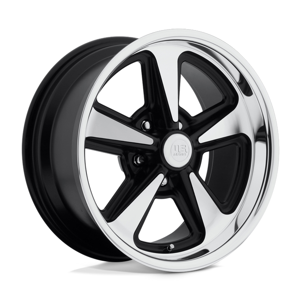 US Mag 1PC U109 Bandit 17x9 5x120.65 MT-BLK-MACH - U10917906152