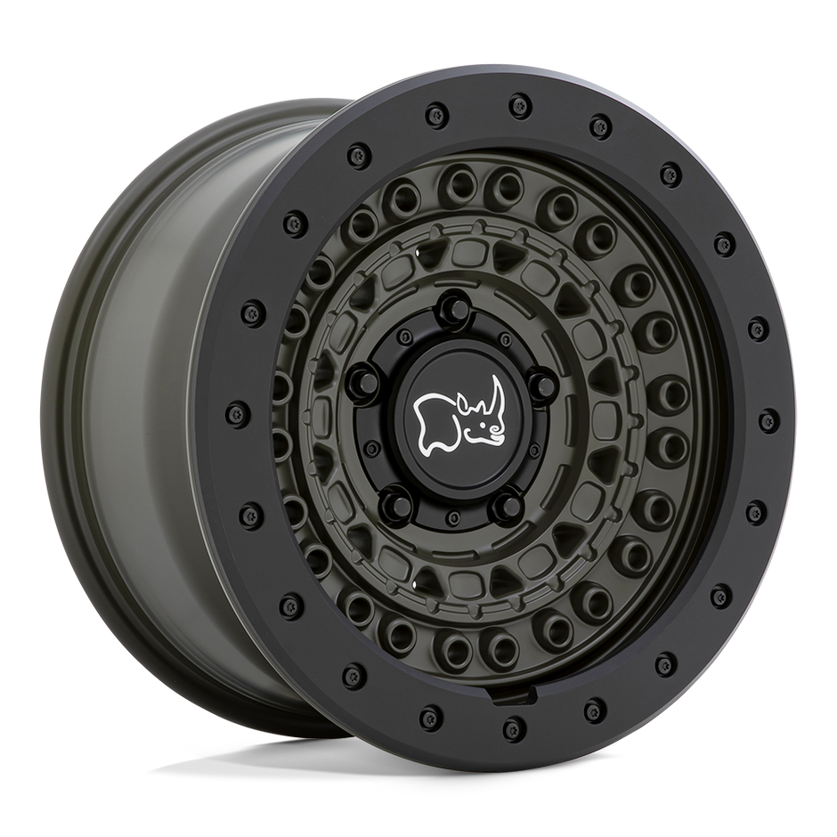 Black Rhino Hard Alloys Barricade 18x9 5x150 OD-GRN BLK-RKGRD - 1890BCD105150N10