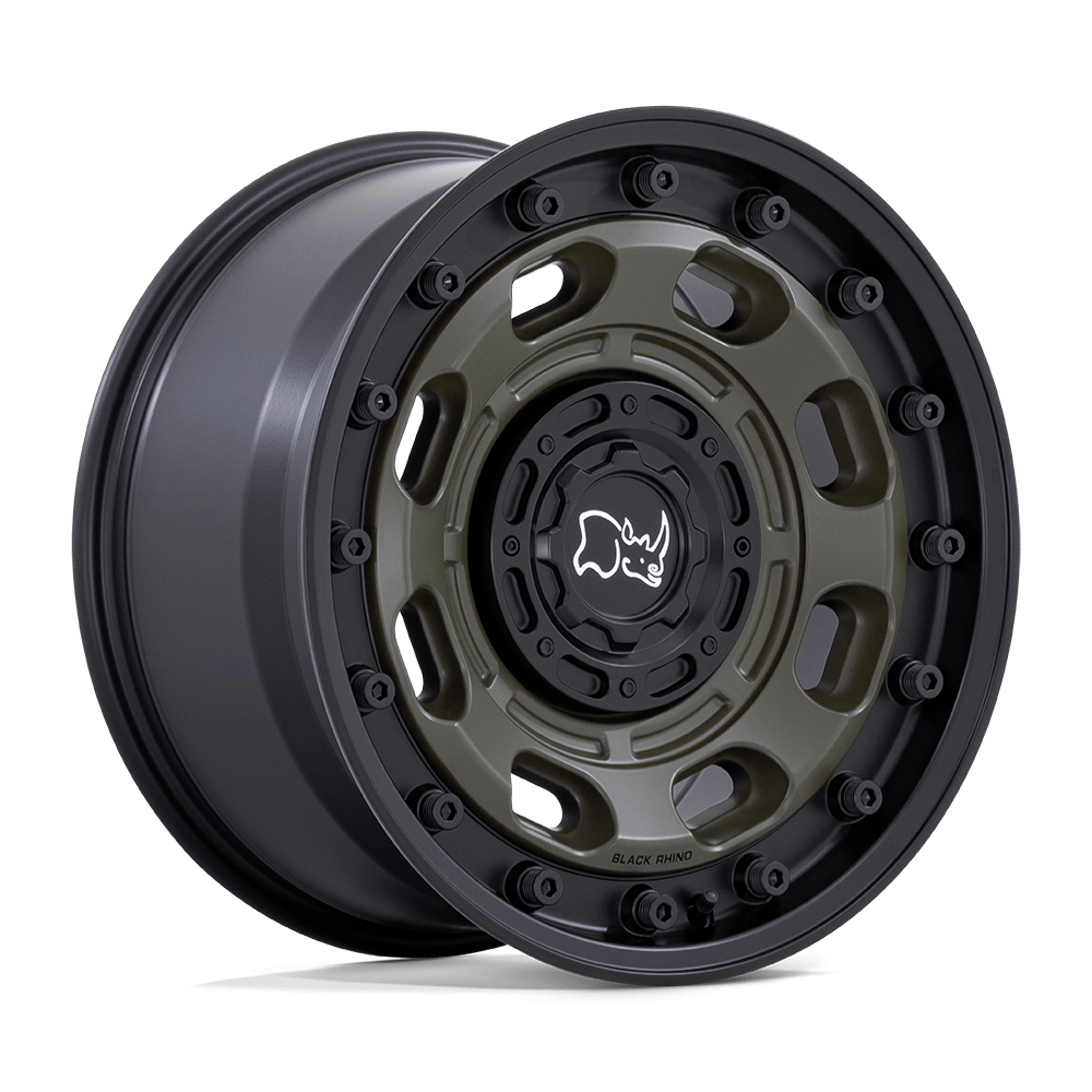Black Rhino Hard Alloys Atlas 16x8 6x139.7 OD-GRN-BLK-LP - BR007EB16806810N