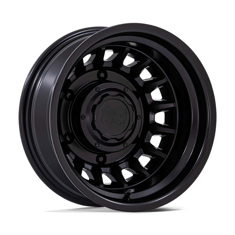 Black Rhino Hard Alloys BR019 Aliso Dually 16x6 6x205 M-BLK - BR019MX16606B130NA