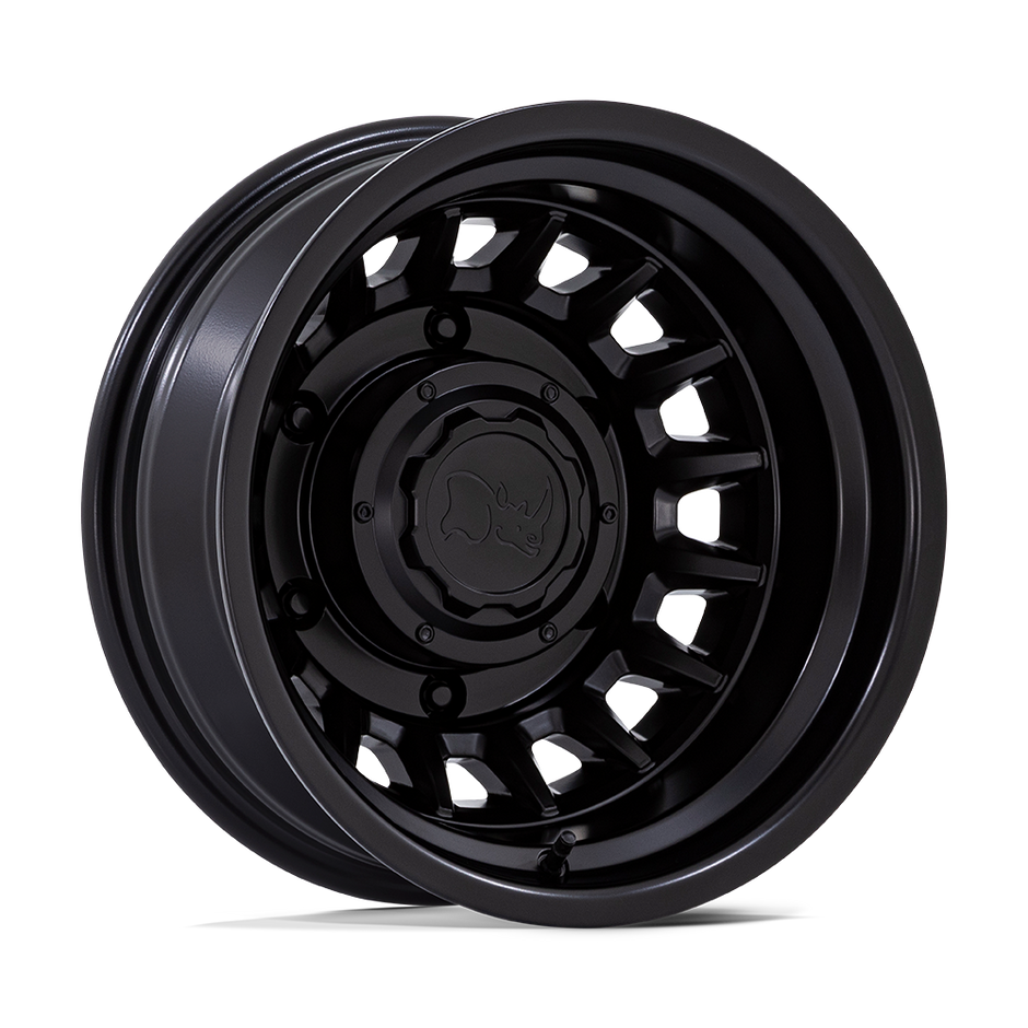 Black Rhino Hard Alloys BR019 Aliso Dually 16x6 6x205 M-BLK - BR019MX16606B130NA