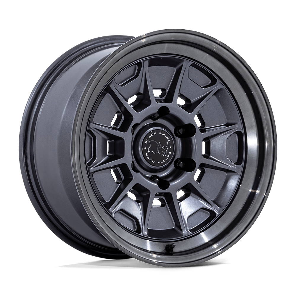 Black Rhino Hard Alloys BR021 Mondo 17x9 6x139.7 M-GNMTL GY-LP - BR021AA17906838N