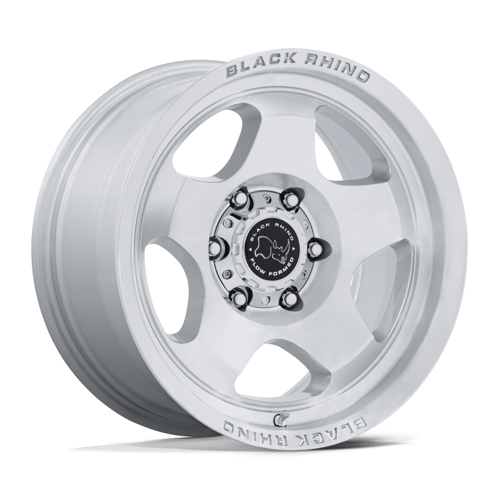 Black Rhino Hard Alloys BR031 Sol 17x8 5x114.3 G-SLV MCH-FC - BR031SD17801220