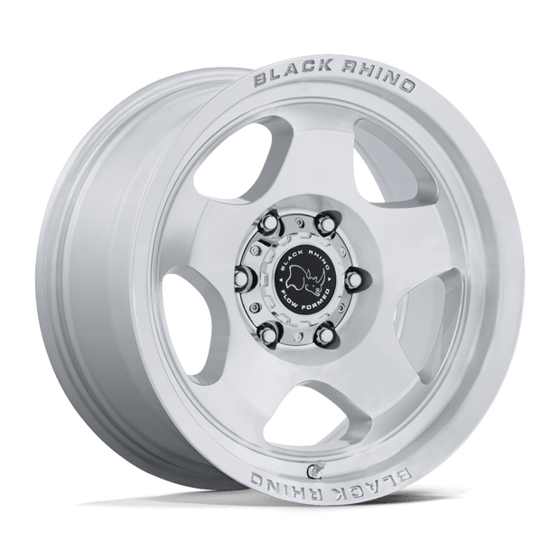 Black Rhino Hard Alloys BR031 Sol 17x8 6x114.3 G-SLV MCH-FC - BR031SD17806420