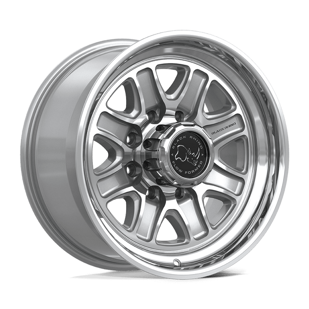 Black Rhino Hard Alloys BR032 Echo 18x9 8x165.1 G-SLV-MCH - BR032SD18908012