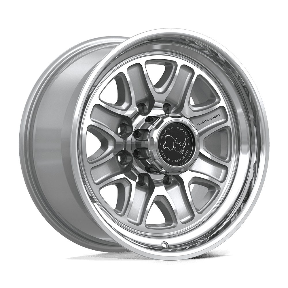 Black Rhino Hard Alloys BR032 Echo 18x9 8x180 G-SLV-MCH - BR032SD18908812