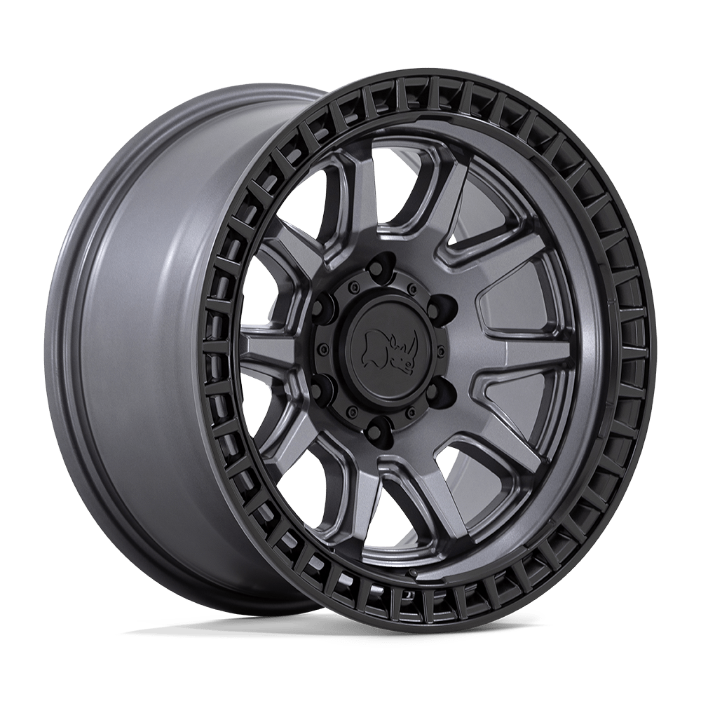 Black Rhino Hard Alloys Calico 17x8.5 5x114.3 M-GNMTL BLK-LP - BR001AB17851234