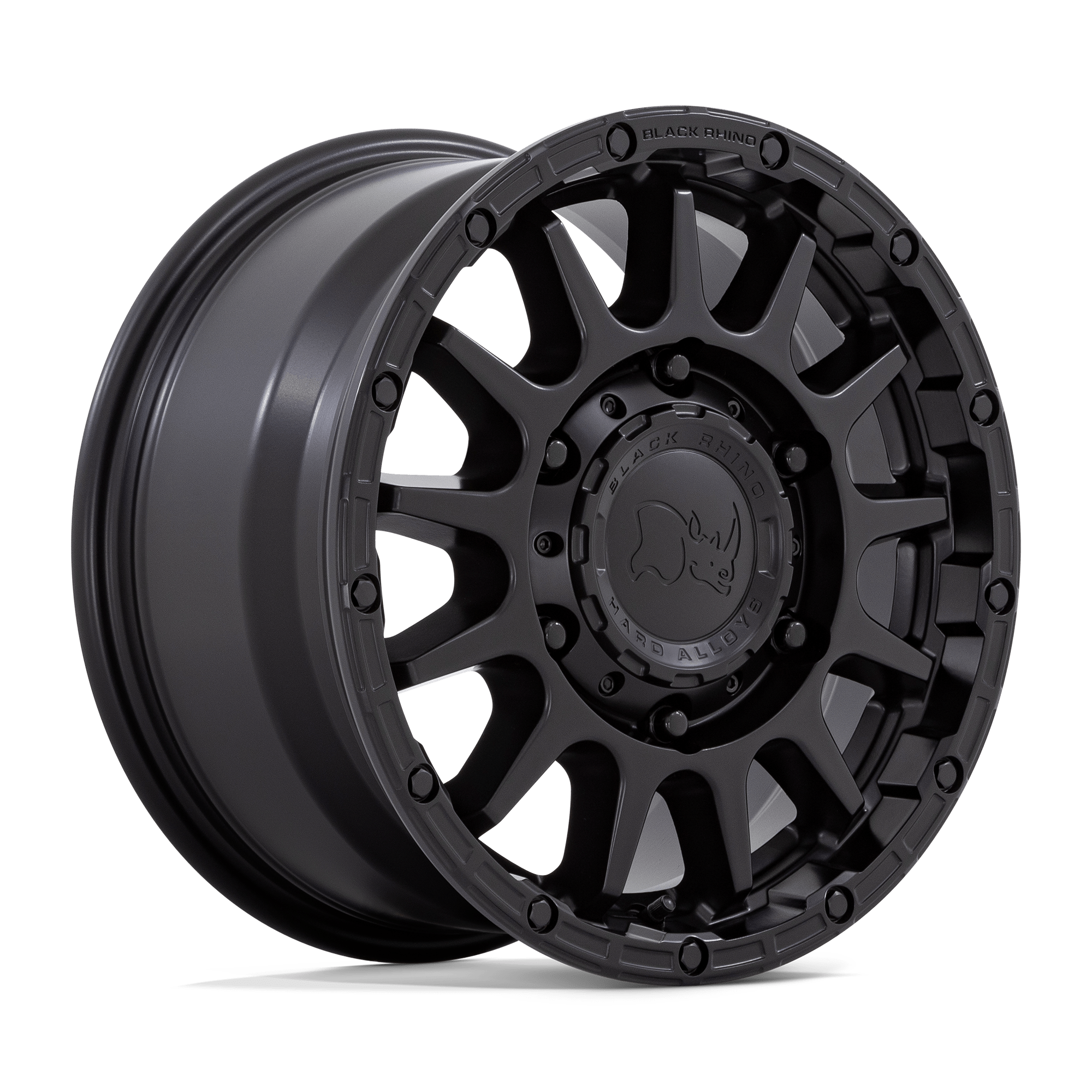 Black Rhino Hard Alloys Sequoia 16x8 6x130 M-BLK - BR003MX16803838
