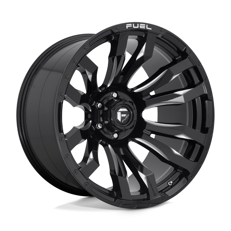 Fuel 1PC D673 Blitz 22x12 6x139.7 GL-BLK-MIL - D67322208447