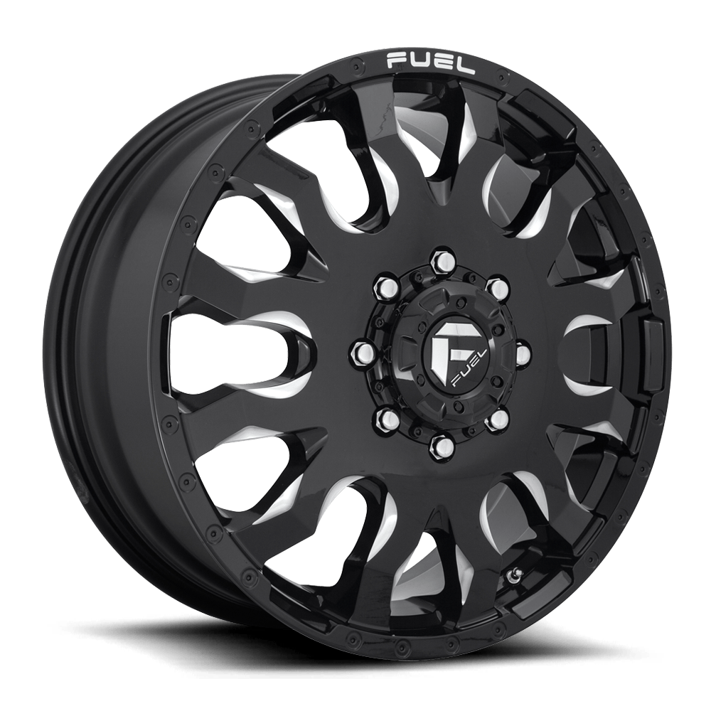 Fuel 1PC D673 Blitz 20x8.25 8x210 GL-BLK-MIL - D673208293