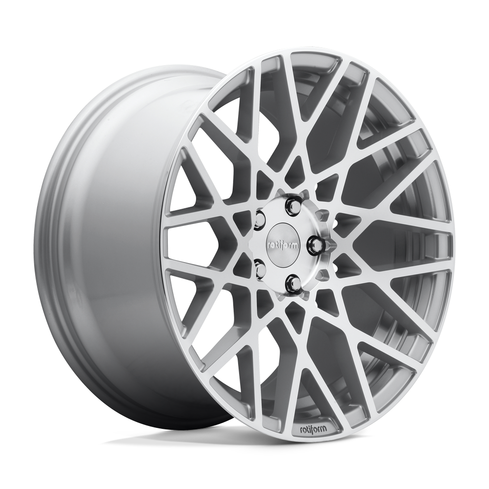 Rotiform R110 Blq 18x8.5 5x100 GL-SLVR-MACH - R110188579+35