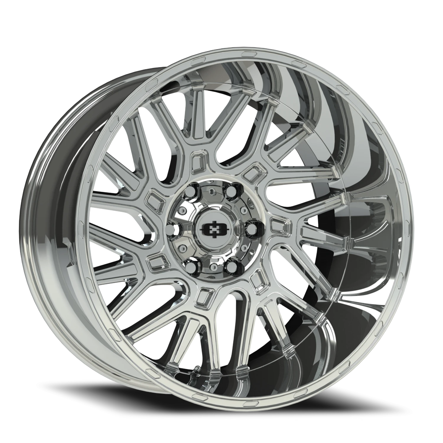 Vision Brawl 22x14 6x139.7 -76mm Chrome : 404-22483C-76