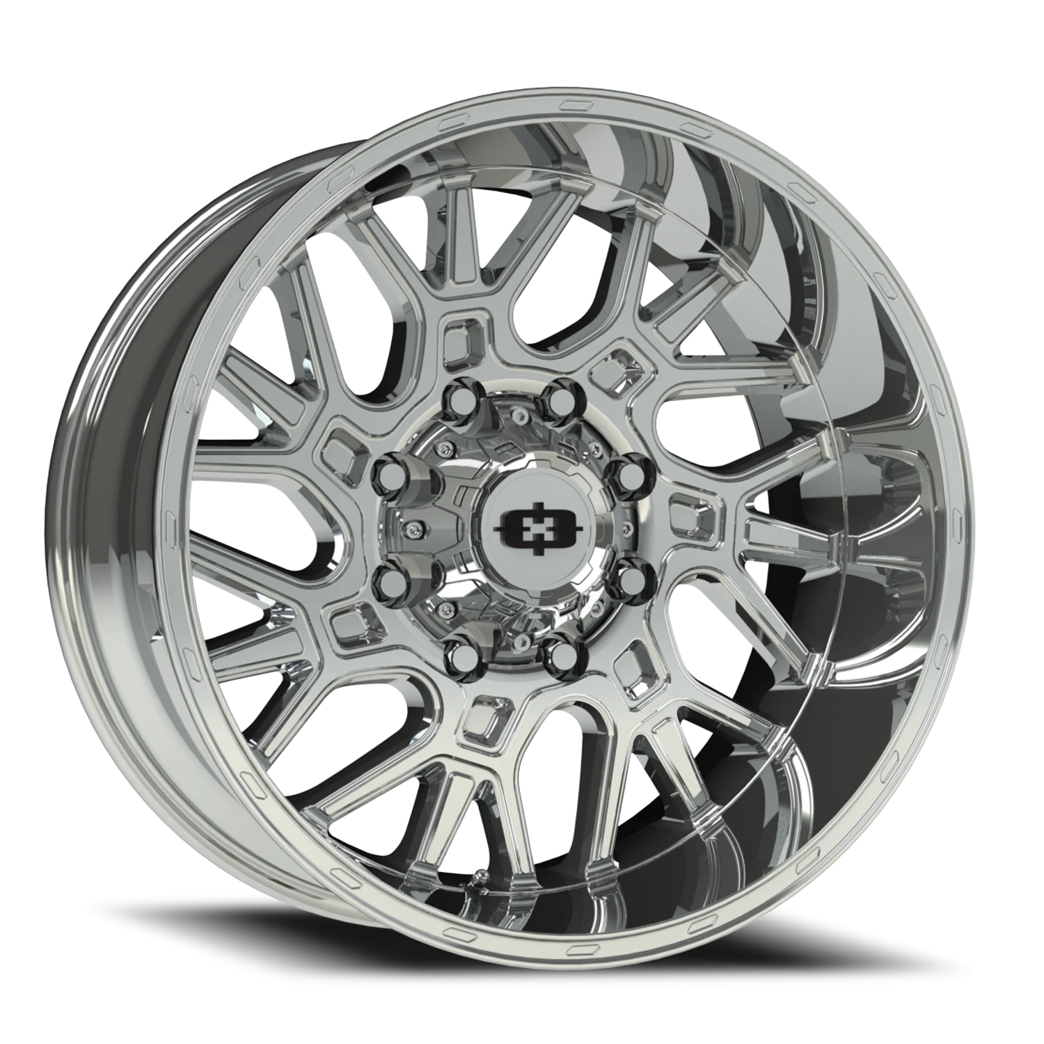 Vision Brawl 20x12 8x180 -51mm Chrome : 404-20287C-51
