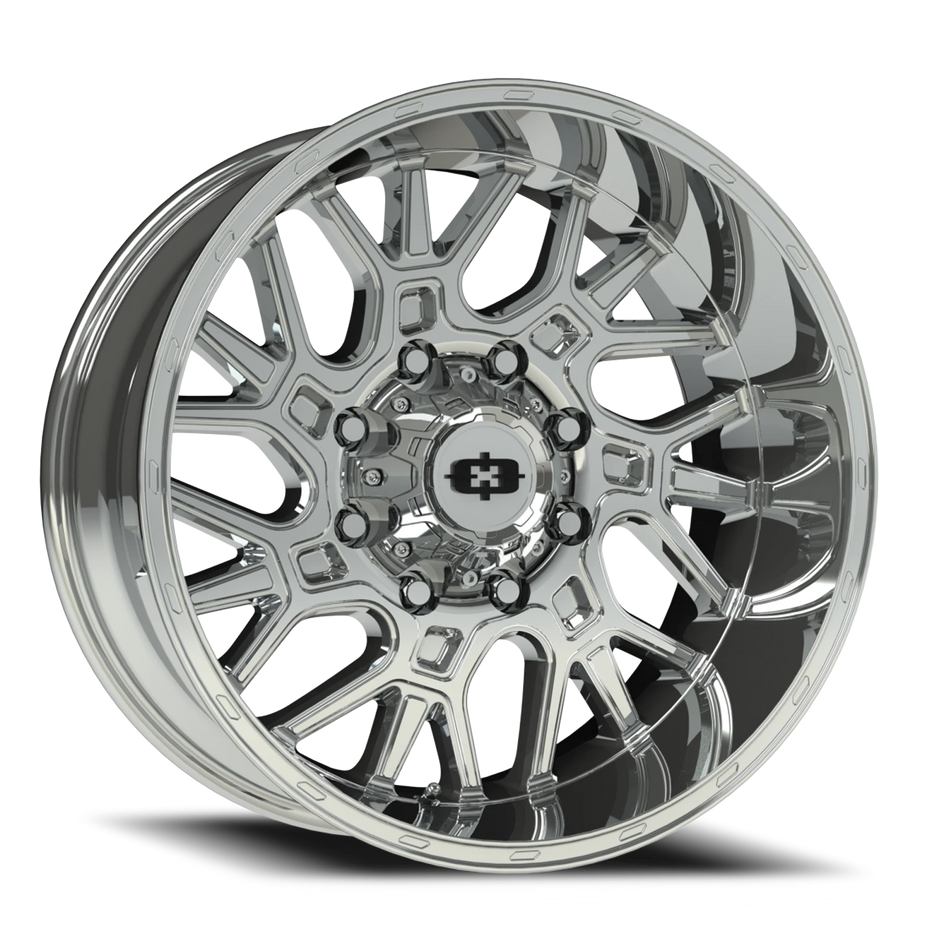 Vision Brawl 20x12 8x180 -51mm Chrome : 404-20287C-51