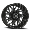 Vision Brawl 20x9 8x180 12mm Gloss Black Milled Spoke : 404-2987GBMS12