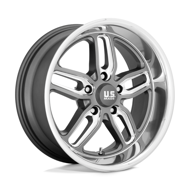 US Mag 1PC U129 Cten 20x8.5 5x120.65 MT-GNMTL-MIL - U12920856150