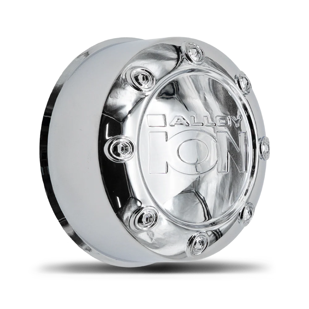PLASTIC PUSH-THRU CAP  FOR CB130.18mm  FRONT CHROME/POLISH