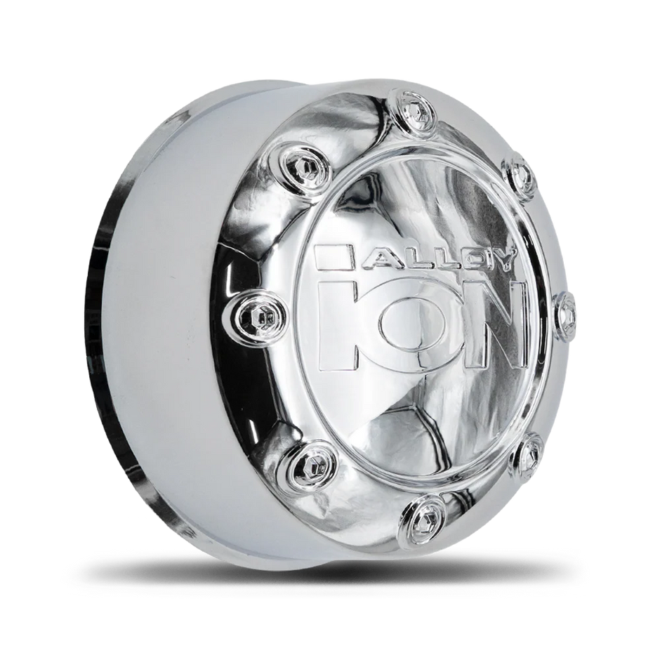 PLASTIC PUSH-THRU CAP  FOR CB130.18mm  FRONT CHROME/POLISH