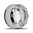 PLASTIC PUSH-THRU CAP  FOR CB130.18mm  FRONT CHROME/POLISH