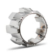 CAP - PLASTIC CHROME OPEN ENDED CAP FOR 8-LUG