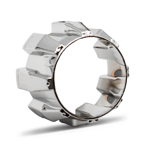 CAP - PLASTIC CHROME OPEN ENDED CAP FOR 8-LUG