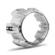 CAP - PLASTIC CHROME OPEN ENDED CAP FOR 6-LUG