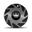 CAP - ALUMINUM MATTE BLACK CAP FOR 372-20'